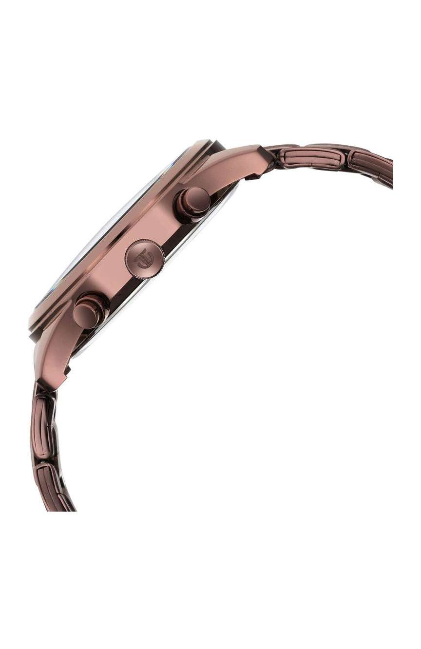 Titan Neo Splash Quartz Multifunction Black Dial Stainless Steel Strap Watch for Men