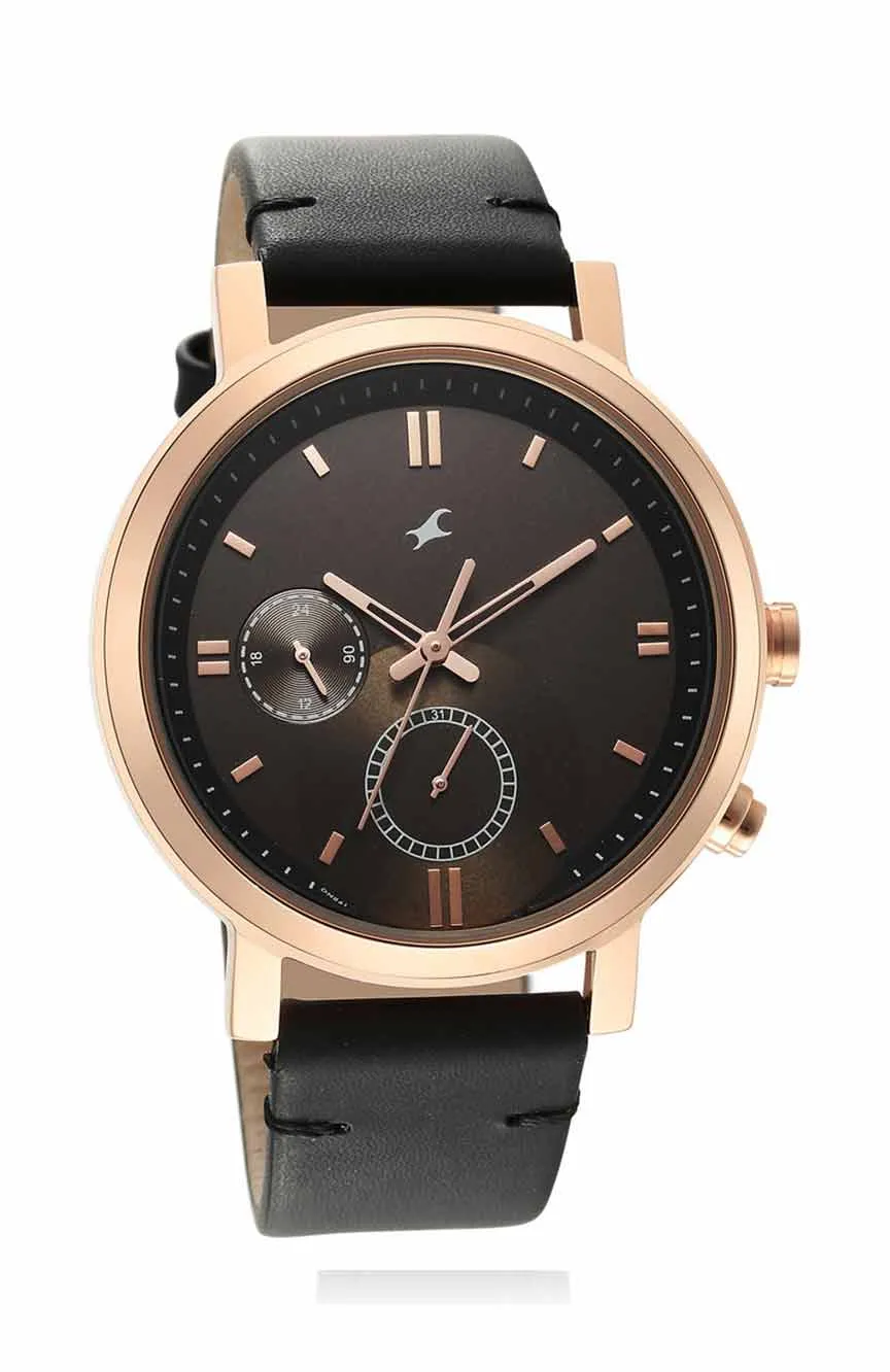 

Titan | Fastrack Tick Tock Brown Dial Watch for Guys