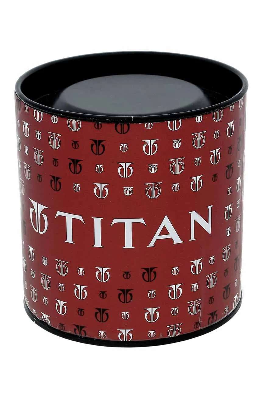 تيتان ساعة تيتان كاريشما راديانس بميناء أبيض وسوار ستانلس إستيل للرجال