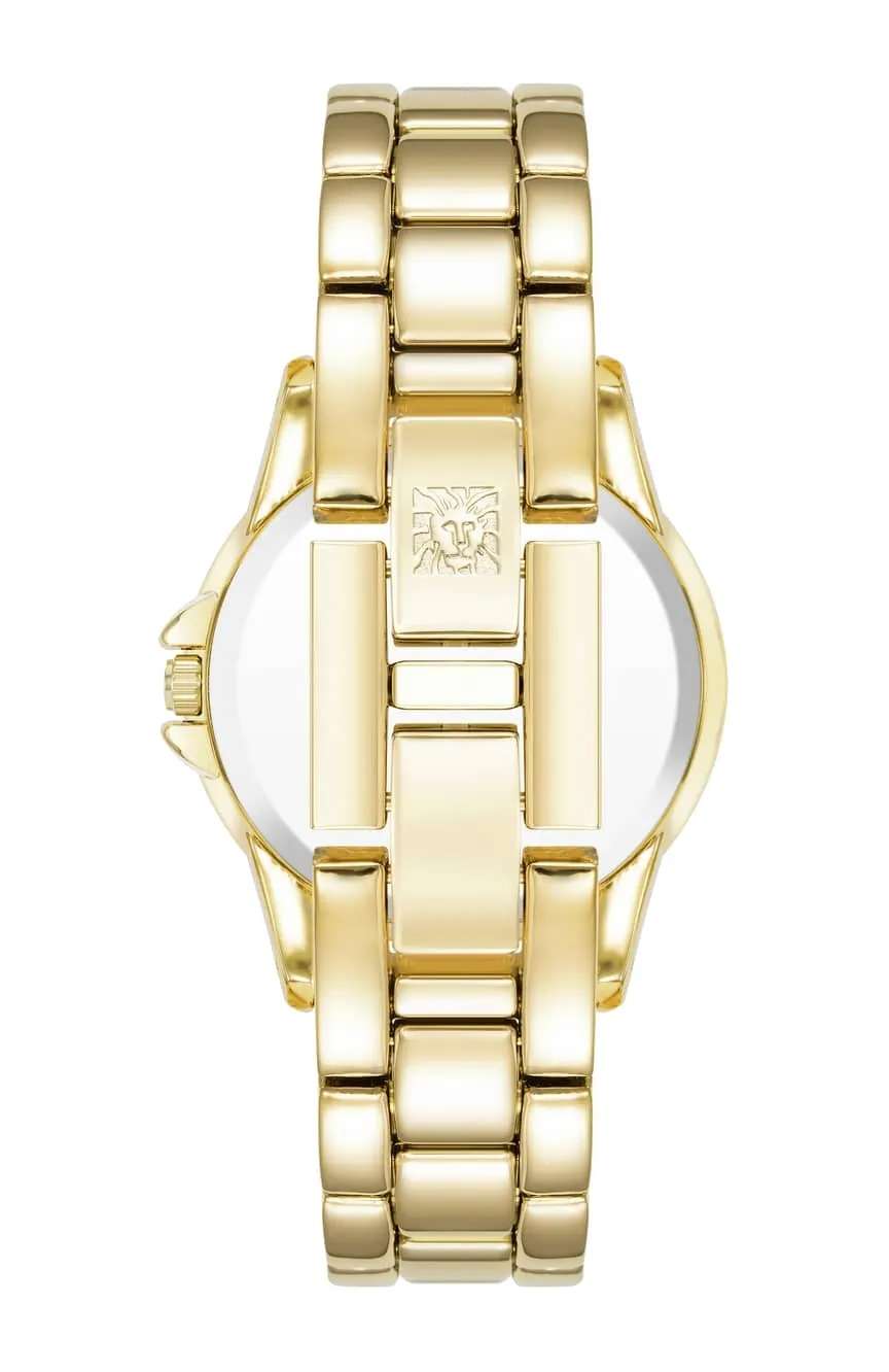 آن كلاين ساعة انالوج بسوار معدني للنساء