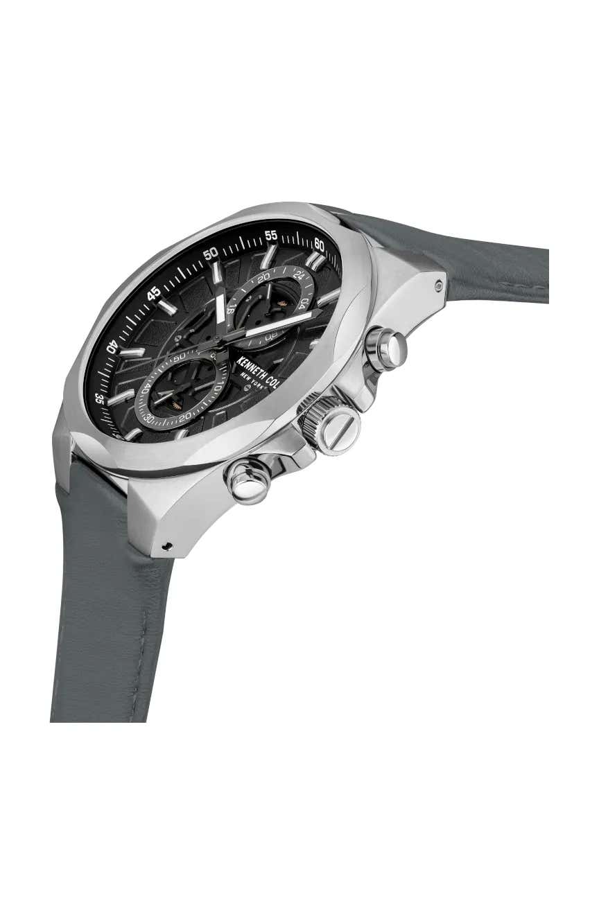 Kenneth Cole Kenneth Cole Mens Fashion Leather Quartz Watch KCWGF2130902