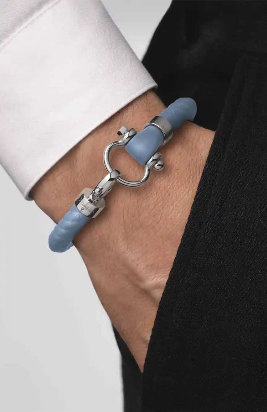 OMEGA BRACELET RUBBER STAINLESS STEEL