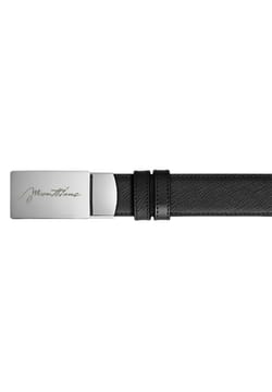 Montblanc 30 mm Reversible Belt in Sartorial Leather with Plate Buckle