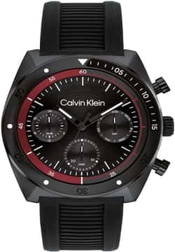 Calvin Klein ساعة كلفن كلاين كوارتز سيليكون للرجال 25200467