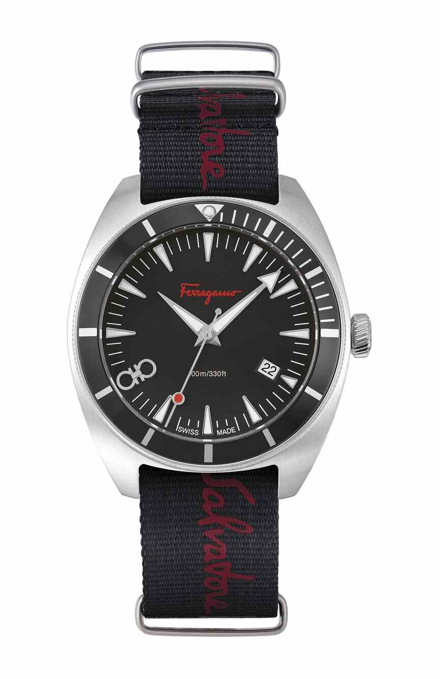 Ferragamo matte black automatic watch best sale