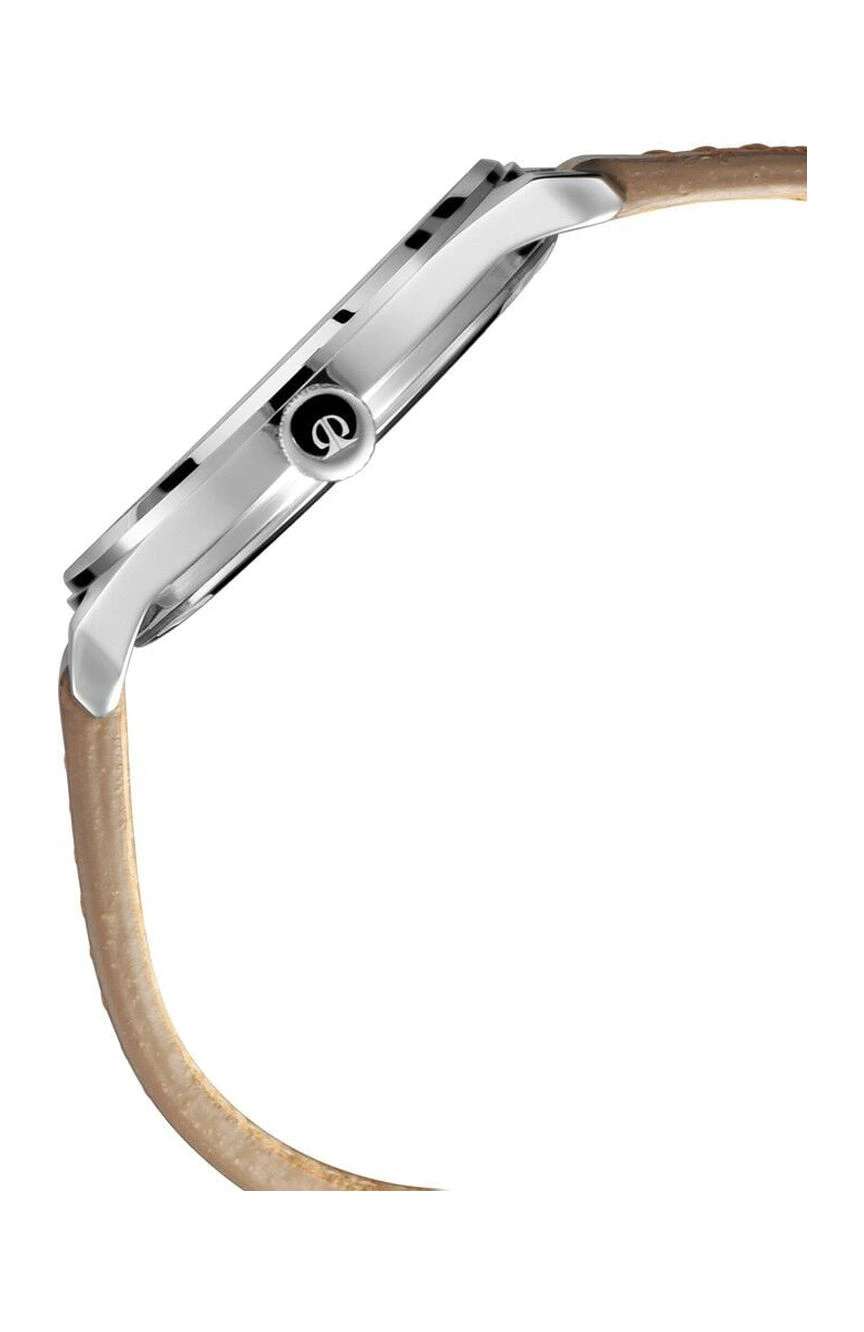 Titan Men's Urban Edge Lustrous Silver Dial Leather Watch