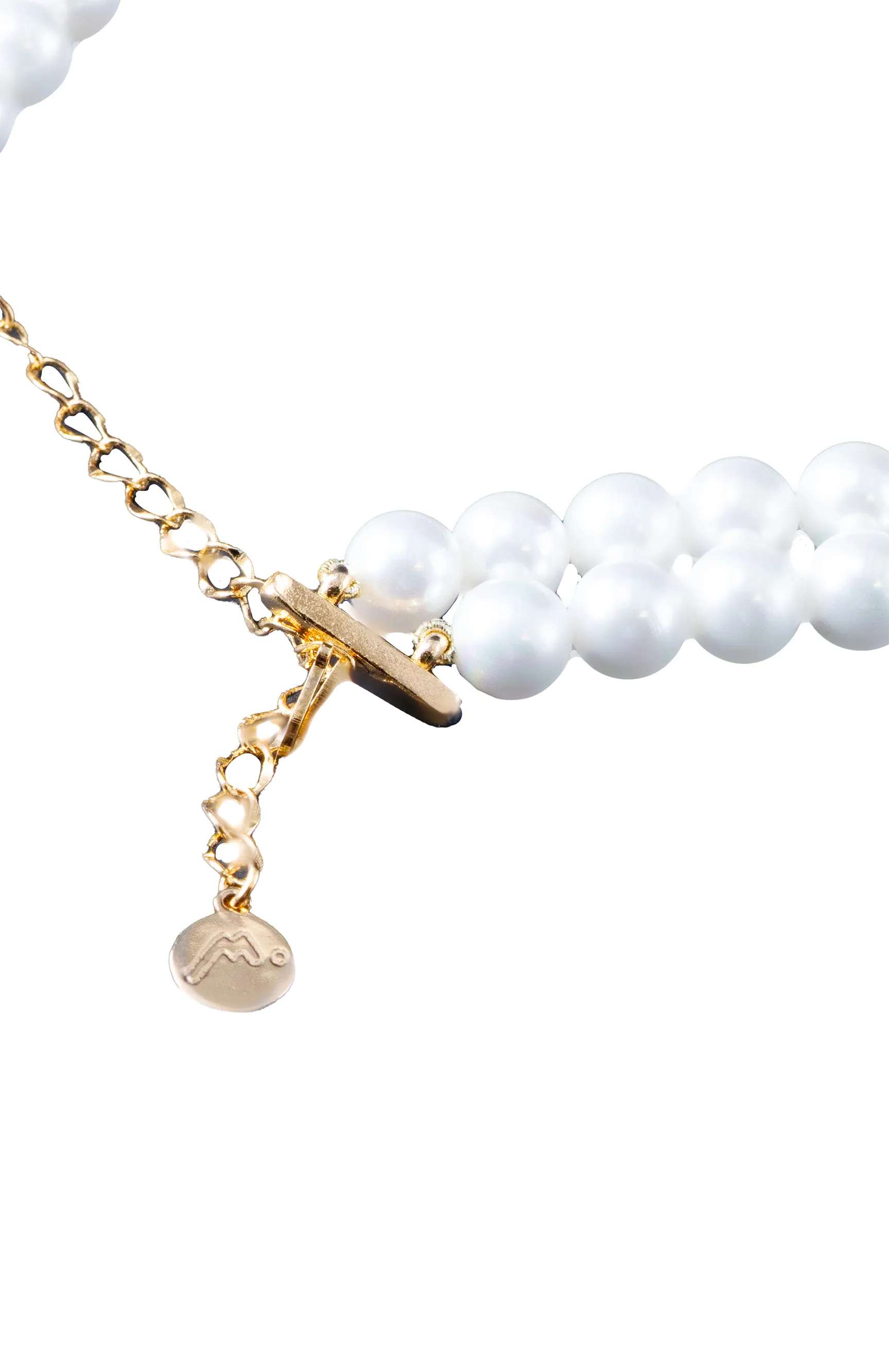 مادري بيرلا قلادة من الزبرجد واللؤلؤ