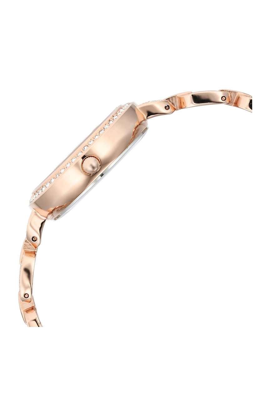 Titan Raga Showstopper Quartz Analog Mother Of Pearl Dial Rose Gold Metal Strap Watch For Women