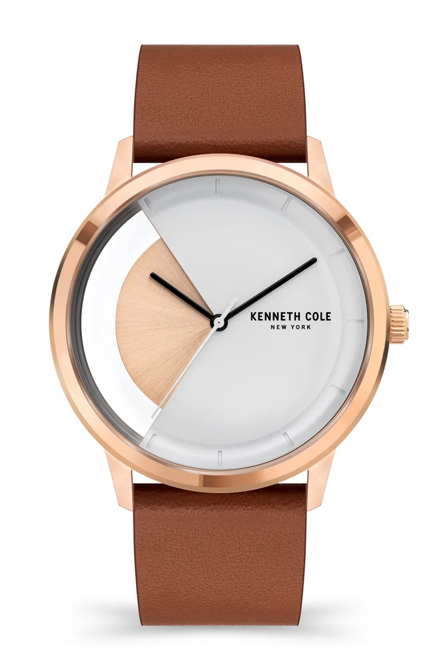 

Kenneth Cole | Kenneth Cole Mens Fashion Leather Quartz Watch KCWGA2125301