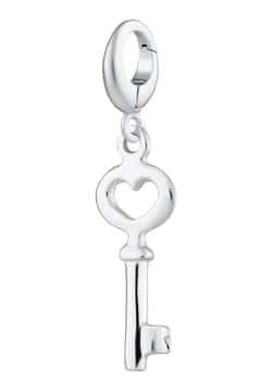 Lily Charmed Silver Key Charm
