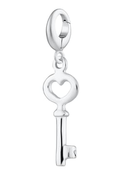 Lily Charmed Silver Key Charm