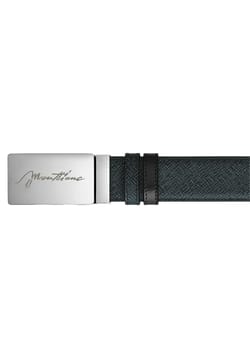 Montblanc 35 mm Reversible Belt in Sartorial Leather with Plate Buckle