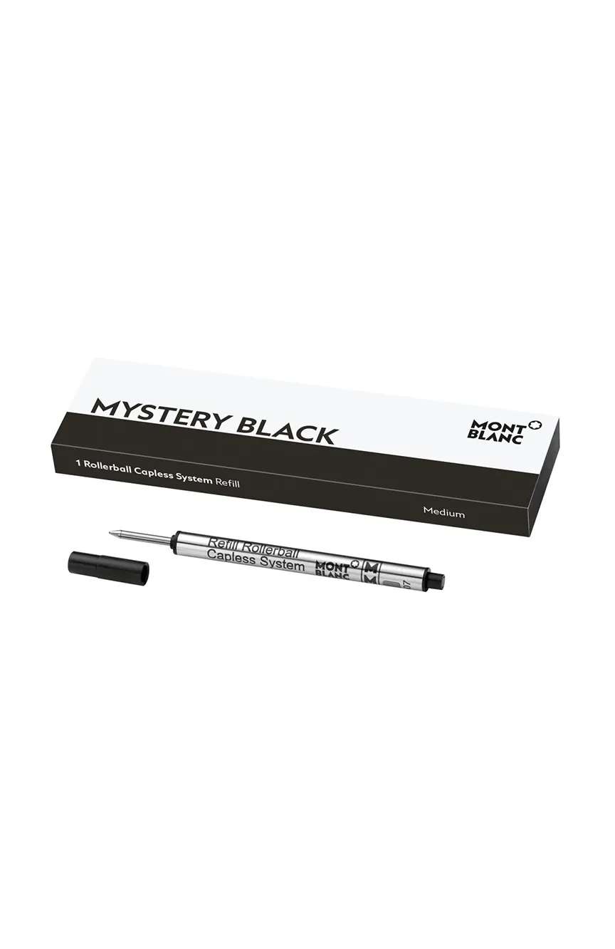 Montblanc 1 Rollerball Capless Refill, Mystery Black - M