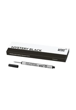 Montblanc 1 Rollerball Capless Refill, Mystery Black - M