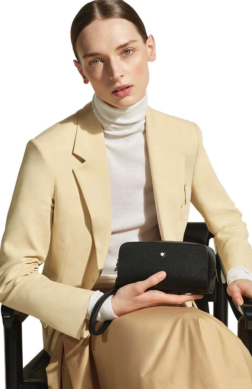 Montblanc Small Toiletry Clutch in Sartorial Leather