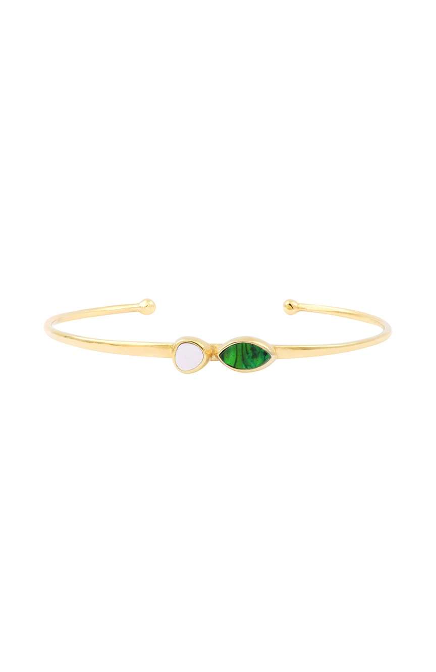 ستالايت Mop And Green Paua Nacre Bracelet