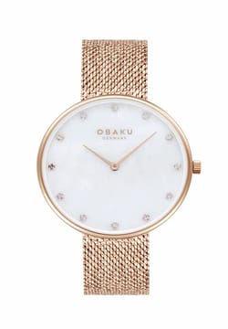 Obaku Women Quartz Stainless Steel Watch