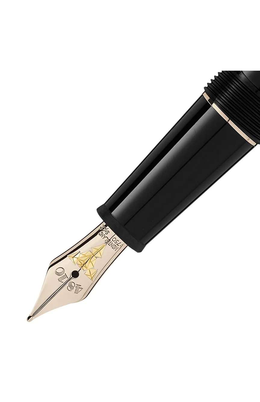 Montblanc Meisterstuck Doue Geometry Signature Gold Classique Fountain Pen