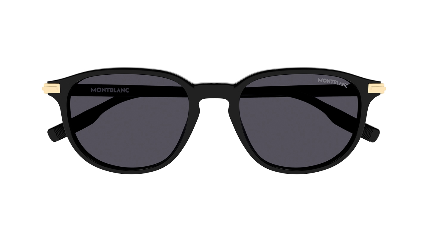 Oval shop black sunglasses